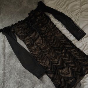 Fashion nova Maura mesh dress 🖤